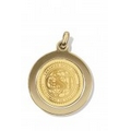 Gold Pendant Charm Necklace